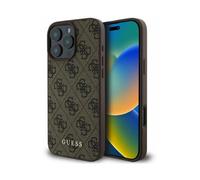 Guess 4G Classic Housse Marron - iPhone 16 Pro