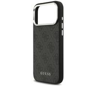 Guess 4G Classic Logo Case with MagSafe for iPhone 17 Pro Max 6.9"" Black - GUHMP17XP4GSSMCK