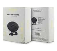 Guess 4G Classic Metal Logo TWS ENC Headphones Black - GUTWST3P4EGK