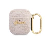 Étui pour AirPods Rigide Design Guess avec Logo en relief Rose G
