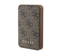 Guess 4G Cuir Métal Logo - Power Bank 5000 mAh 15W (marron)