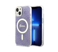 Guess 4G Housse Violet pour Magsafe - iPhone 14 Plus