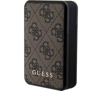Guess 4G Leather Metal Logo - Power Bank 10000 mAh 18W (marron)