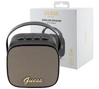Guess 4G Leather Script Logo mini speaker - noir