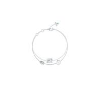 GUESS 4G Light Charms & 4G Bracelet Rhodium argenté