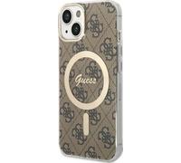 Guess 4G MagSafe - étui pour iPhone 14 (marron)