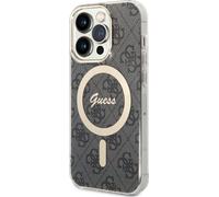 Guess 4G MagSafe - Étui pour iPhone 15 Pro (noir)