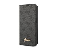 Guess 4G Metal Camera Outline Book Case, Noir - iPhone 14 Plus