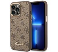 Guess 4G Metal Camera Outline Housse marron - iPhone 14 Pro Max