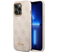 Guess 4G Metal Camera Outline Case - Coque pour iPhone 14 Pro Max (Rose)