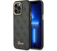 Guess 4G Metal Camera Outline Case - Housse pour iPhone 14 Pro Max (Noir)