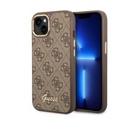 Guess 4G Metal Camera Outline Case, Marron - iPhone 14 Plus