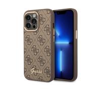 Guess 4G Metal Camera Outline Housse marron - iPhone 14 Pro Max