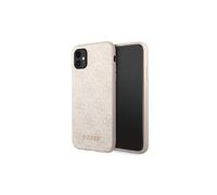 Guess 4G Metal Gold Logo - Coque pour iPhone 11 (rose)