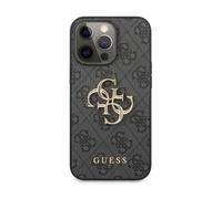 Guess 4G Metal Logo Case Gris - iPhone 13 Pro