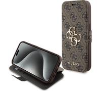 Guess 4G Metal Logo Case pour Iphone 15 Pro Max - Marron