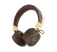 Casque Audio Bluetooth 5.3 Compatible Siri Certifié IPX4 Motif 4G Guess Marron Marron G