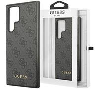 Guess 4G Metal Logo - Étui Samsung Galaxy S23 Ultra (gris)