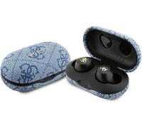 Guess 4G Metal Logo - TWS ENC Casque Bluetooth + étui de chargement (bleu)