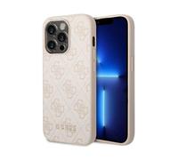 GUESS GUHCP14XG4GFPI Coque Rigide pour iPhone 14 Pro Max 6,7" 4G Métal doré Rose