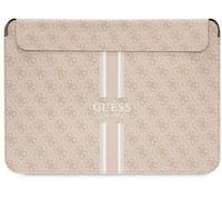 Guess 4G Printed Stripe Sleeve für Apple MacBook (16") and andere - Pink