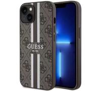 Guess 4G Printed Stripes MagSafe - Étui pour iPhone 14 (Marron)