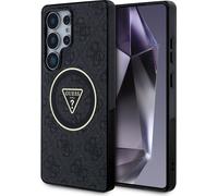Guess 4G touches triangulaires pailletées MagSafe Samsung Galaxy S25 Ultra noir