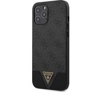 Guess 4G Triangle Collection - Coque iPhone 12 / iPhone 12 Pro (gris)