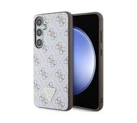 Guess 4G Triangle Logo Case, Blanc - Galaxy S24