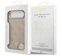 Guess 4G Triangle Logo Case with MagSafe for iPhone 17 Air 6.5"" Rose Gold - GUHMP17MP4GTDGMP