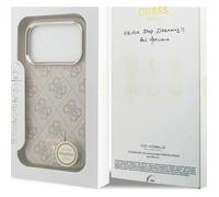 Guess 4G Triangle Logo Case with MagSafe for iPhone 17 Pro 6.3"" Rose Gold - GUHMP17LP4GTDGMP