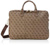 Guess Sacoche 4G Uptown bandoulière pour ordinateur 13-15" marron multi-rangements rembourré