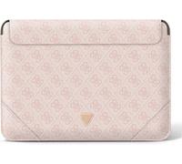 Guess 4G Uptown Triangle Logo laptop case for 16'' laptop - pink