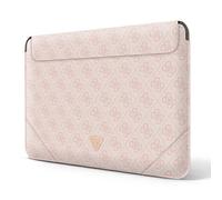 Guess 4G Uptown Triangle Logo Sleeve - Étui pour ordinateur portable 13" / 14" (Rose)