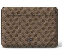 Guess 4G Uptown Triangle Logo Sleeve - Housse pour ordinateur portable 13" / 14" (marron)