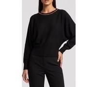 GUESS Abel Cn Dolman Sleev Jet Black A996 Taille: XL | Pulls Outlet | Femme | Le Noir