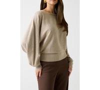 GUESS Abel Cn Dolman Sleev Velvet Taupe Multi Taille: M | Pulls Outlet | Femme | Le Noir