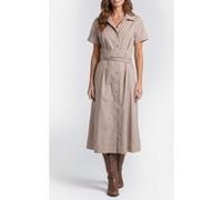 GUESS Adele V Neck Ss Midi Velvet Taupe Taille: 44 | Robes Outlet | Femme | Le Noir