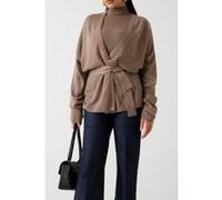 GUESS Afrah Kimono Over Ca Silk Taupe Heather Taille: M | Pulls Outlet | Femme | Le Noir