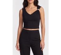 GUESS Aimee Ss Jewel Drap Jet Black A996 Taille: M | Tanktops Outlet | Femme | Le Noir