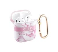 Guess AirPods 2 Housse Marble - Rose