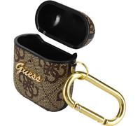 Guess AirPods étui rigide de protection avec logo Guess - Marron