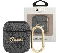 Etui pour AirPods Rigide Design avec Logo en relief Noir