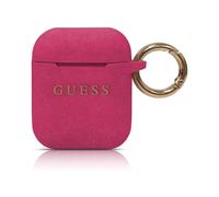 Guess AirPods Housse silicone fuchsia
