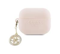 Guess AirPods Pro 2 Housse 3D Rubber 4G Diamond Charm - Rose