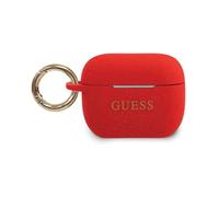 Guess AirPods Pro Housse GUACAPSILGLRE, Rouge - Silicone Paillettes