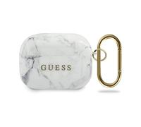 Guess AirPods Pro Housse Marble Collection Blanc