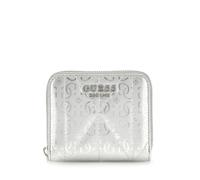 GUESS Aldina SLG Small Zip Around Wallet Silver