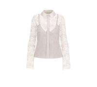 Guess - Antoinette Lace Shirt - Femme - Blouses et Chemises - Beige - Taille: 38 FR