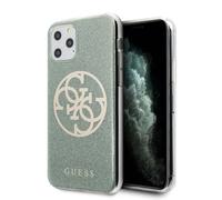 Guess Apple Etui GUHCN58PCUGLKA iPhone 11 Pro kaki coque rigide 4G Circle Glitter